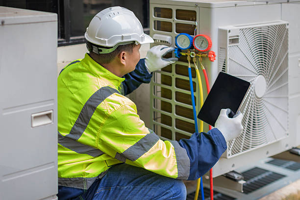 Professional Air Conditioning Repair technician working in Avoca, PA